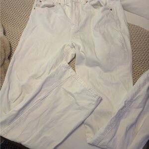 Women's White Garage Jeans